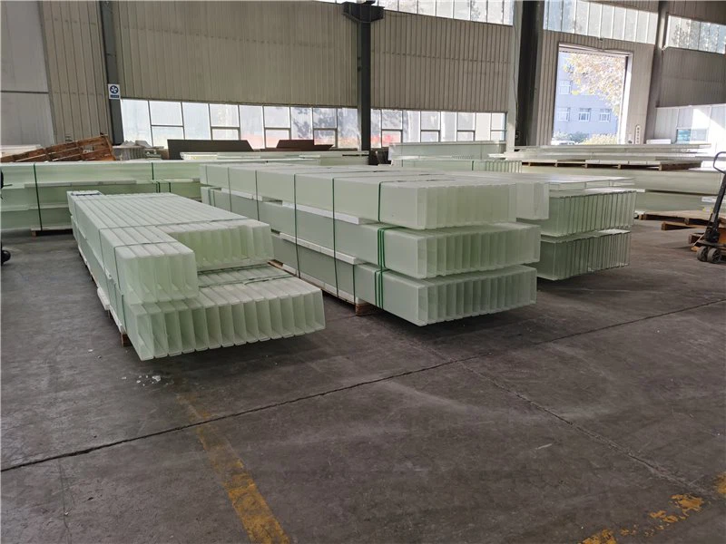 7mm Frosted U Profile Glass